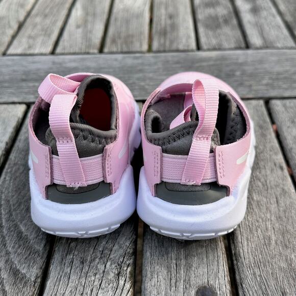 Nike Flex Runner 2 Pink White Toddler Slip-On Shoes Size 6C DJ6039-600 NEW - Picture 8 of 12
